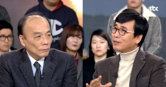 사진=JTBC. 전원책(왼)&유시민.